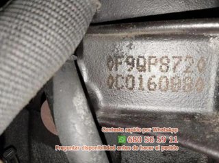 F9q872 motor completo renault megane ces Ref:37604