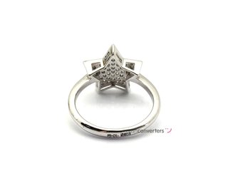 anillo plata 925mm con piedra con circonita