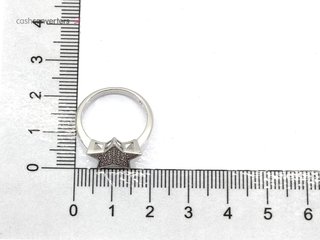 anillo plata 925mm con piedra con circonita