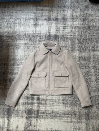 Chaqueta Zara beige mujer