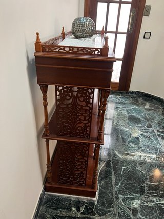 Mueble recibidor madera