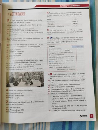 Lengua castellana, 3 ESO