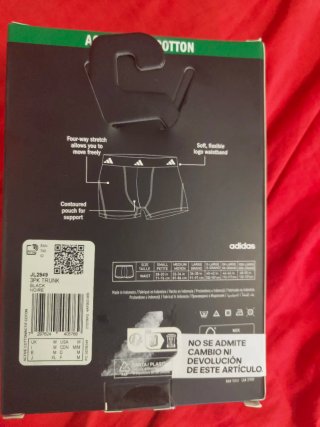 Pack 3 Calzoncillos Adidas Active Flex Cotton