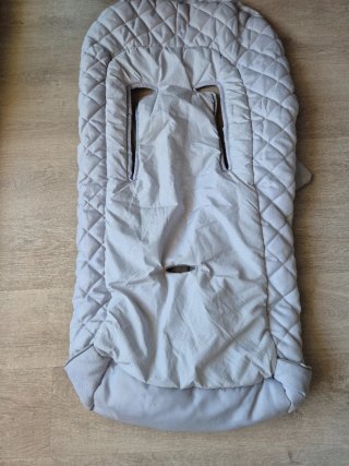 Saco bebé Gamberritos gris acolchado