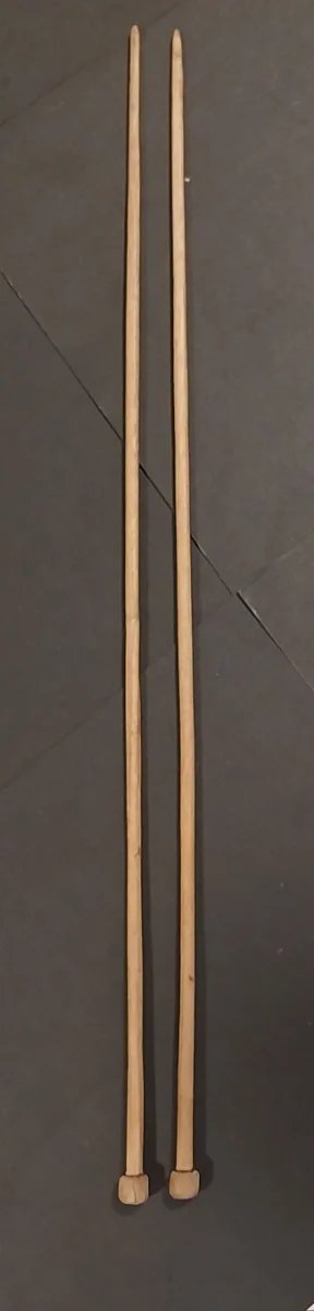 Antiche Ferri da Maglia in Legno