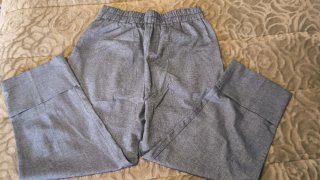 Pantalón tobillero azul