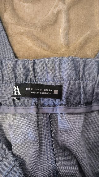 Pantalón tobillero azul