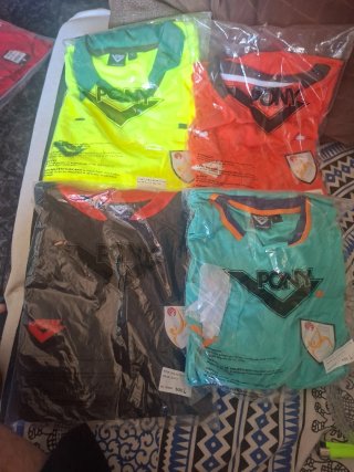 Lote 4 Camisetas PONY Árbitro Talla L