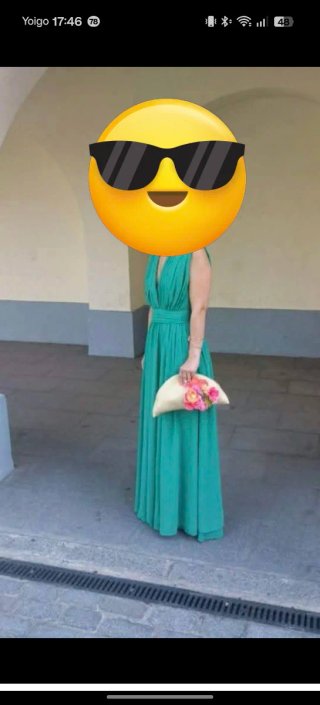 Vestido de fiesta Dolce & Gabbana verde