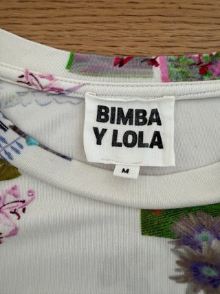 Camiseta Bimba y Lola Talla M Estampada