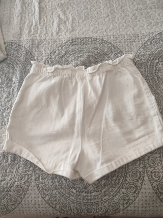 Shorts blancos verano niña