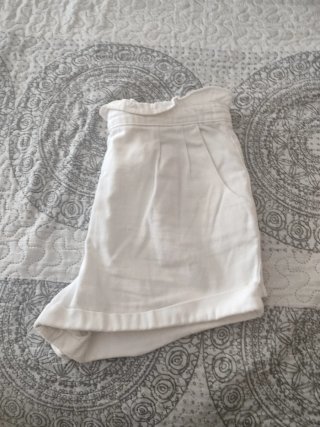 Shorts blancos verano niña