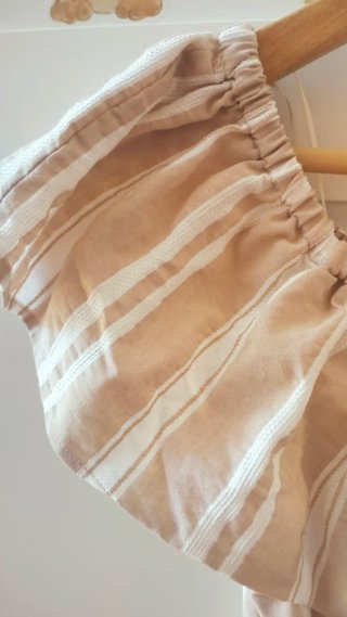 Vestido Veraniego Rayas Beige