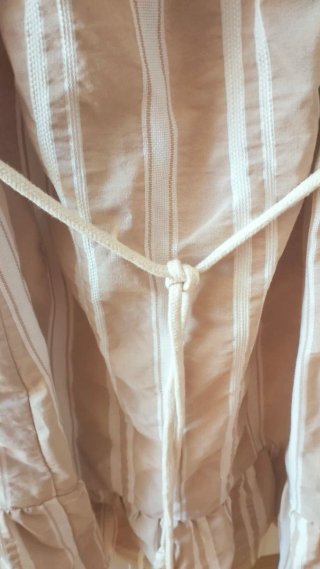 Vestido Veraniego Rayas Beige