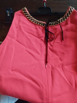 Abito elegante Luisa Spagnoli con catena oro