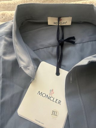 Camisa Moncler Azul Talla XXL