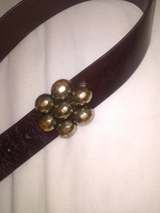 Cinturón Mango Marrón 113 cm