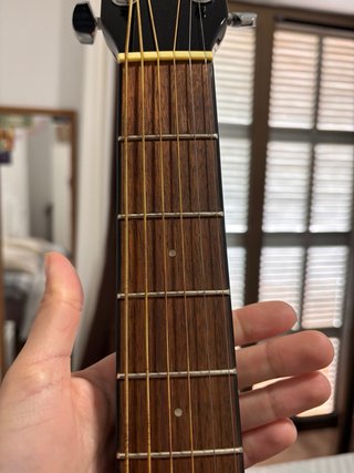 Guitarra Acústica Fender Negra