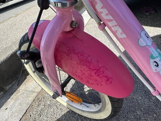 Bicicleta infantil 14 Decathlon unicornios.