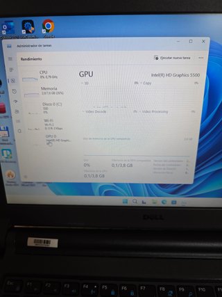 Ordenador portátil DELL INTEL ICORE 5, 8RAM