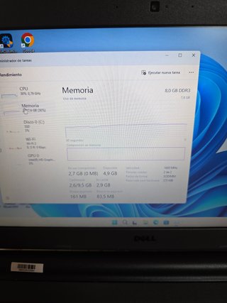 Ordenador portátil DELL INTEL ICORE 5, 8RAM