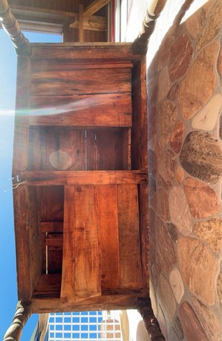 Scrivania antica in legno centenaria