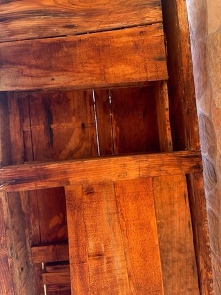 Scrivania antica in legno centenaria