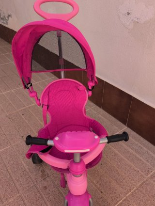 Triciclo evolutivo rosa