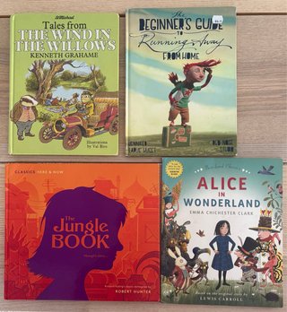 Lote 4 libros infantiles en inglés