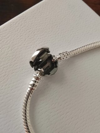 Pulsera Pandora 19cm Plata Cierre Corazón