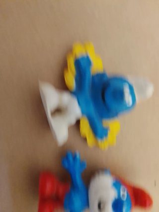 Antico set di figurini dei Puffi