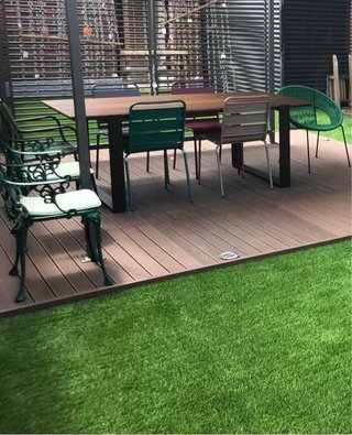Conjunto Muebles Jardín Madera y Bambú