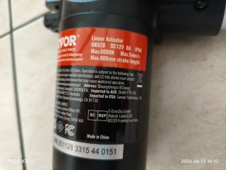 Atuador Linear VEVOR OKE28 12V DC