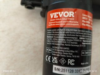 Atuador Linear VEVOR OKE28 12V DC