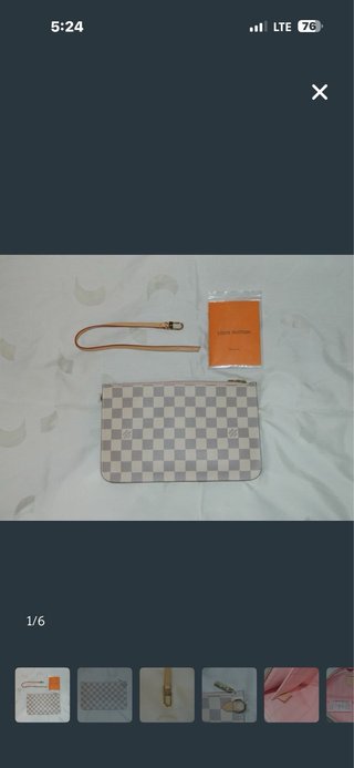 Louis Vuitton Neverfull MM Blanco Rosa nuevo.