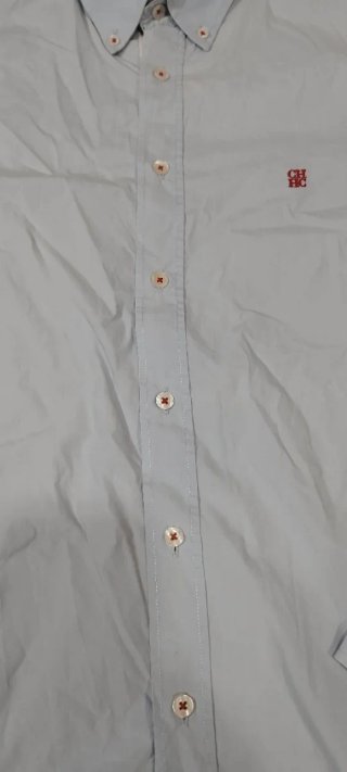 Camisa azul Carolina Herrera talla Xl