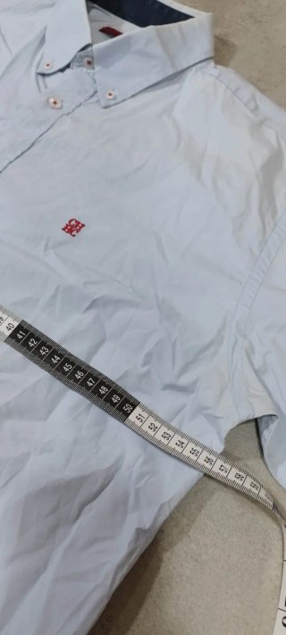 Camisa azul Carolina Herrera talla Xl