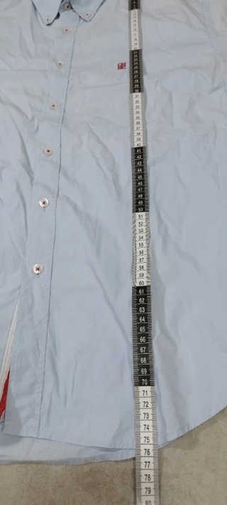 Camisa azul Carolina Herrera talla Xl