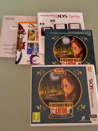 Layton's mistery journey 3ds PAL ESPAÑA 🇪🇸