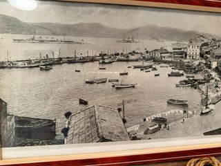 Estampa Puerto de Vigo Antigua