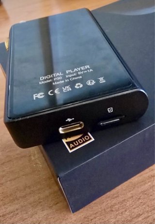 Reproductor Audio Hi-Fi ZAQE P30x Negro/Dorado