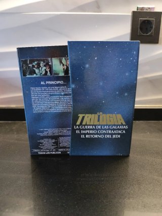 Trilogía Star Wars VHS La Guerra de las Galaxias