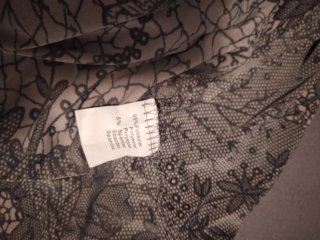 Vestido elástico con estampado floral M