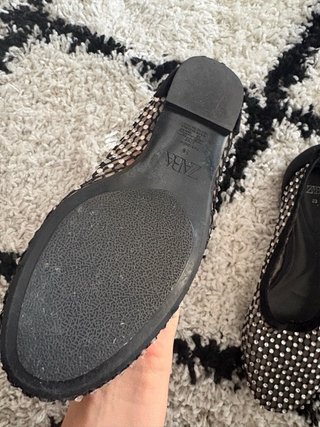 Bailarinas Zara con pedrería Talla 39