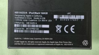 iPod Classic 6ª Gen 160GB Negro A1238 Nuevo