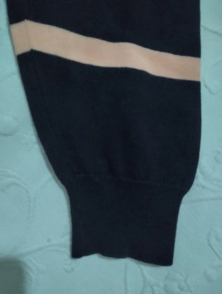 Jersey rayas negro y beige