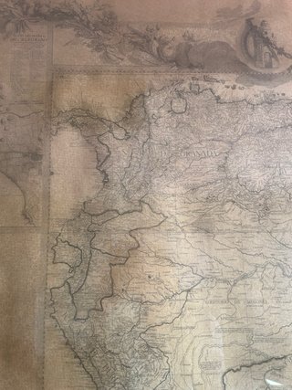 MAPA GEOGRÁFICO DE AMERICA MERIDIONAL