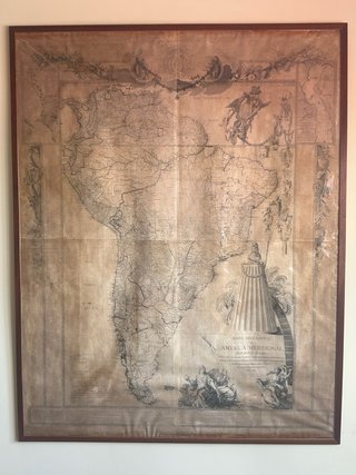 MAPA GEOGRÁFICO DE AMERICA MERIDIONAL
