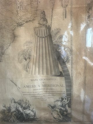 MAPA GEOGRÁFICO DE AMERICA MERIDIONAL