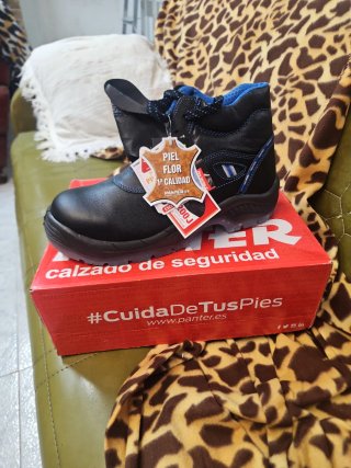Zapato de seguridad Panter Piel Flor